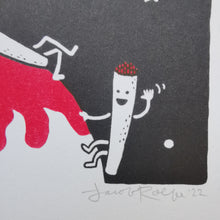 Load image into Gallery viewer, Spaceman Spliff 8.5x11&quot; Risograph

