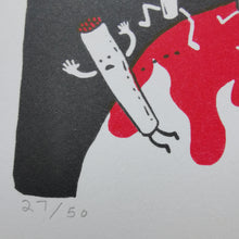 Load image into Gallery viewer, Spaceman Spliff 8.5x11&quot; Risograph
