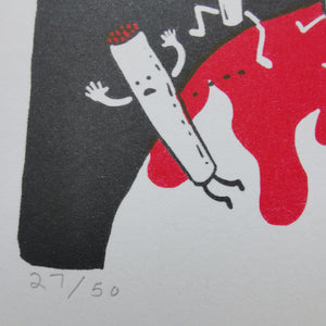 Spaceman Spliff 8.5x11" Risograph