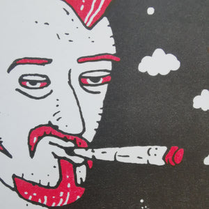 Spaceman Spliff 8.5x11" Risograph