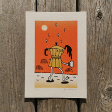 Load image into Gallery viewer, Mr. Coffee 5x7&quot; Screenprint

