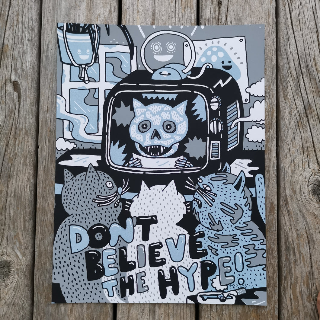 Don't Believe the Hype 9x12