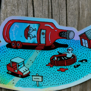 The Liquor 4" Vinyl Sticker
