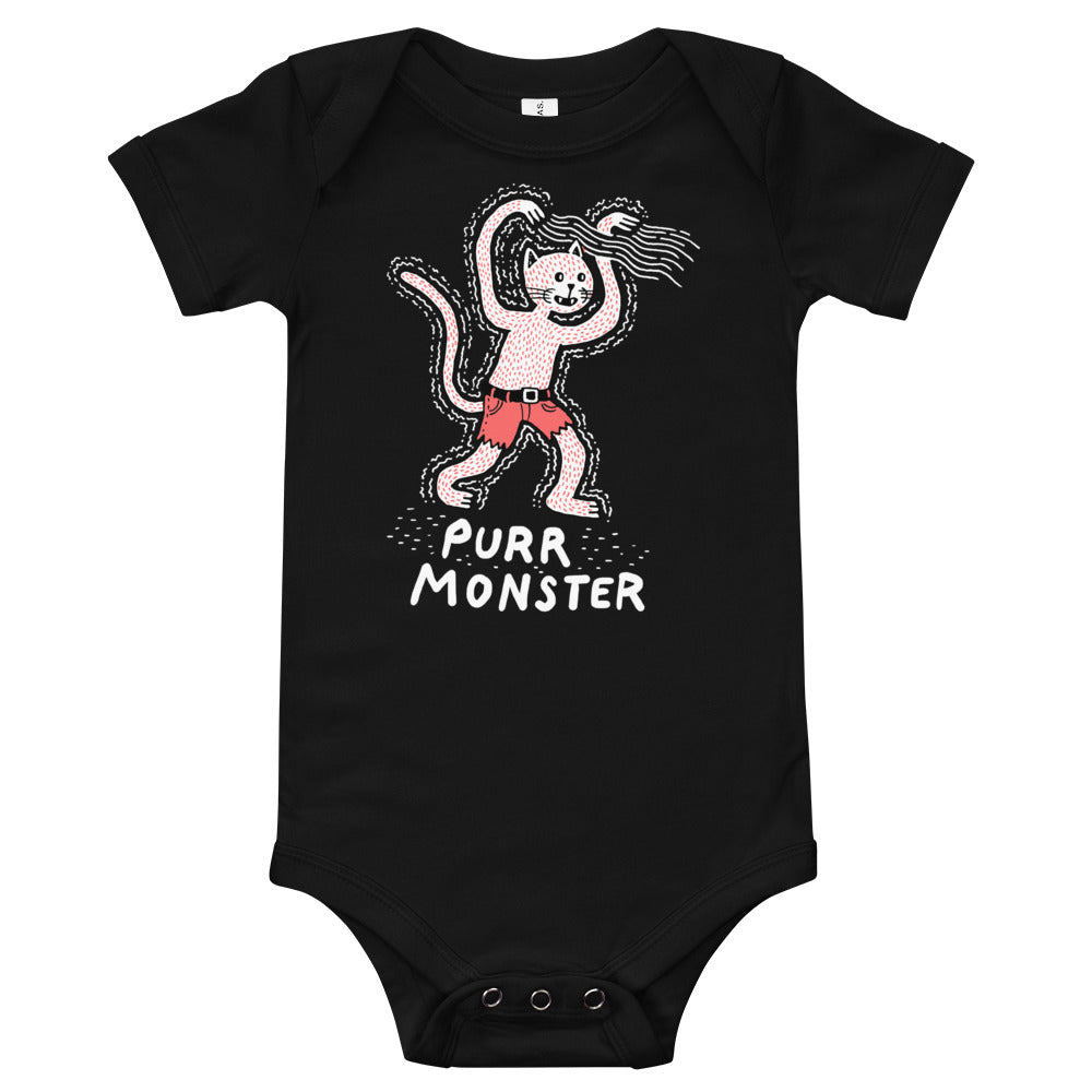 Purr Monster Baby One Piece