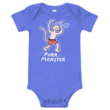 Load image into Gallery viewer, Purr Monster Baby One Piece
