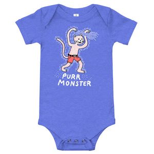 Purr Monster Baby One Piece
