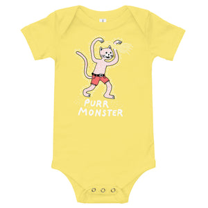Purr Monster Baby One Piece