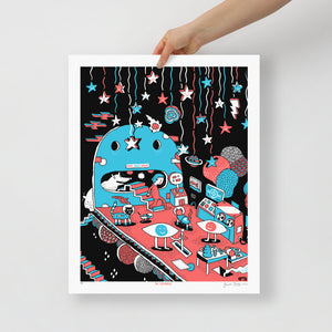The Fish-Mobile 16x20" Mechanical Reproduction Poster