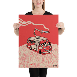 The Ol' Weed Van - 18x24" Reproduction Poster
