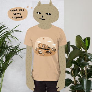 'The Liquor' Trailer Tan T-shirt