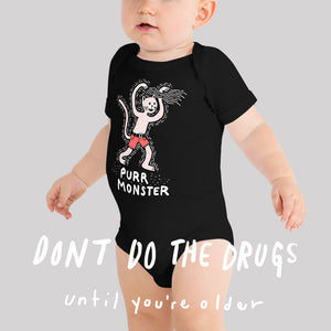 Purr Monster Baby One Piece