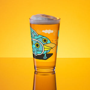 Bird Trailer Pint Glass